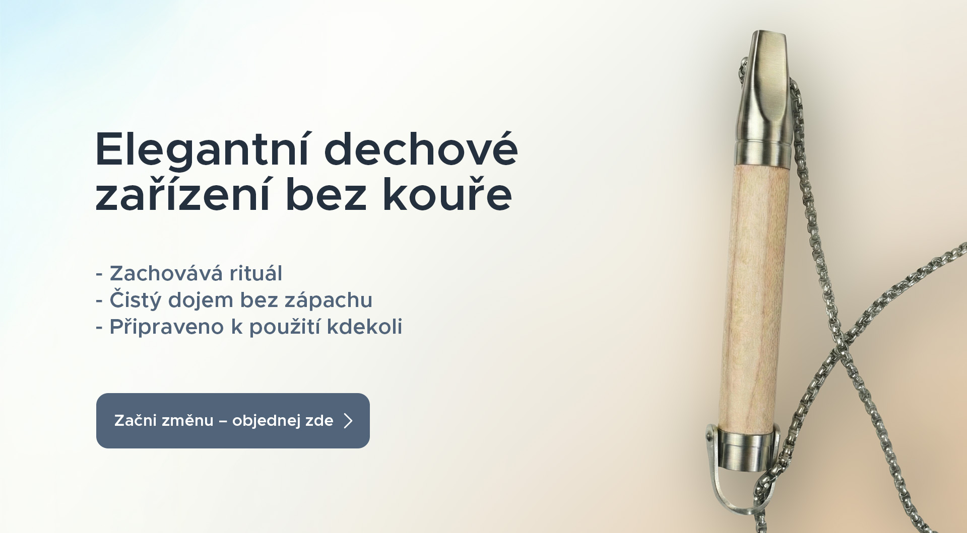 Elegantní dechové zařízení, které zachová rituál bez dýmu a zápachu.